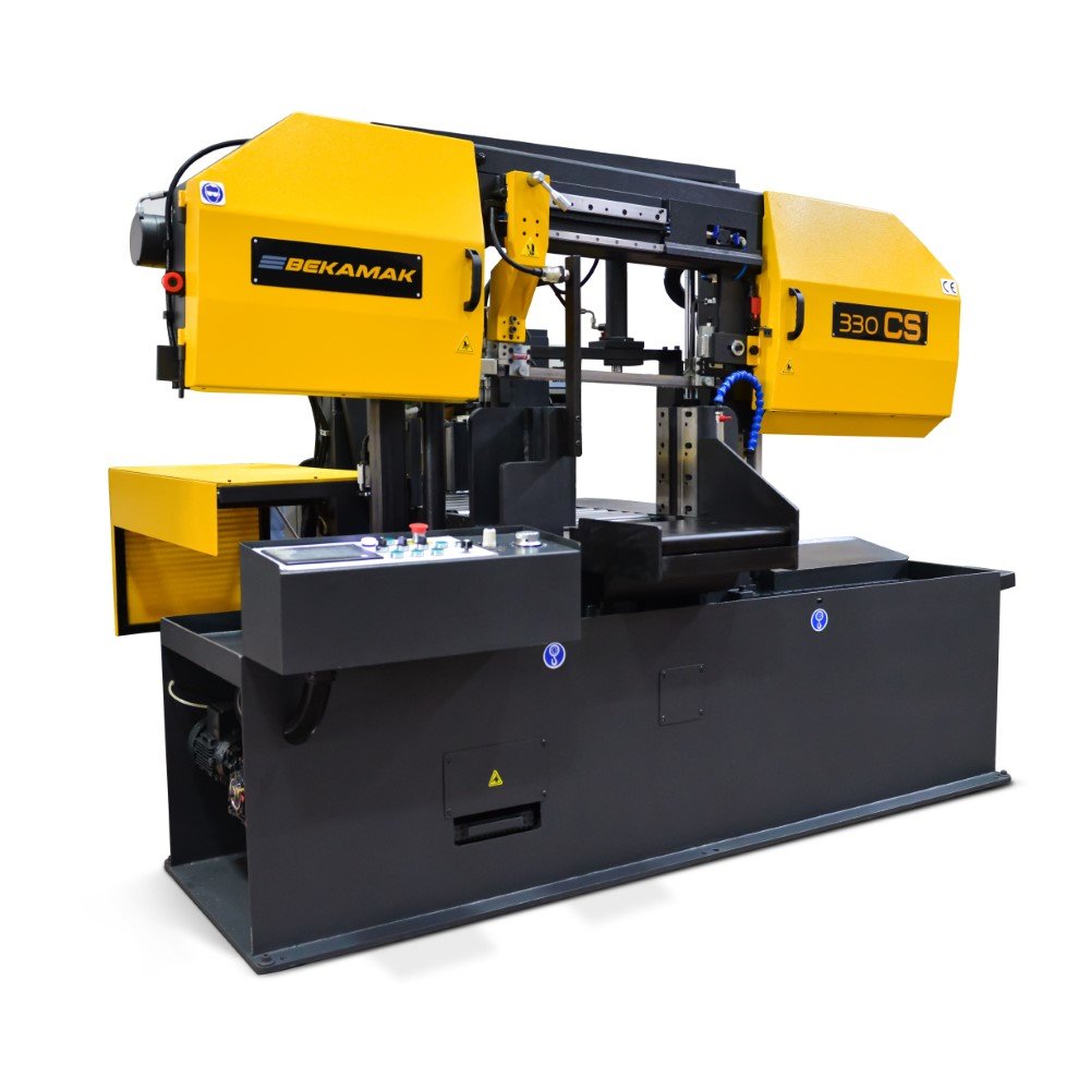 Twin Pillar Fully Automatic Drive Machine Metal BMSO 330 CS NC 2