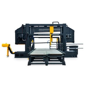 Twin Pillar Semi Automatic C Straight Cutting Metal Saw BMSY 1122 C