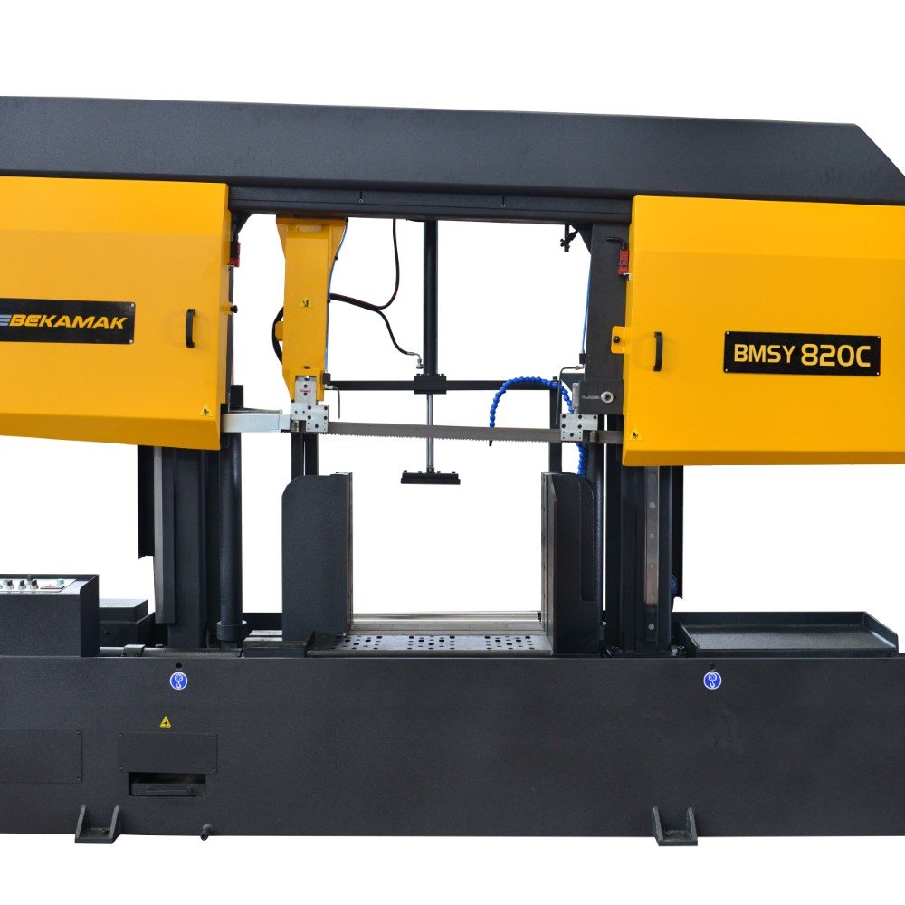 Twin Pillar Semi Automatic C Straight Cutting Metal Saw BMSY 820 C 1