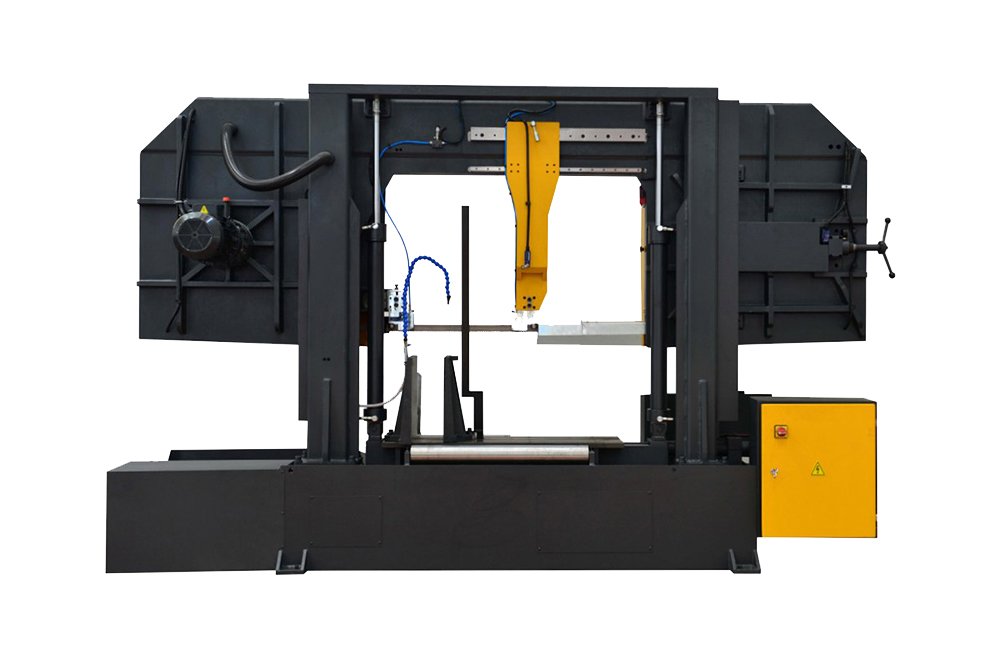 Twin Pillar Semi Automatic C Straight Cutting Metal Saw BMSY 820 C