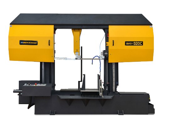 Semi Automatic C Straight Cutting Twin Pillar Saw BMSY-820C