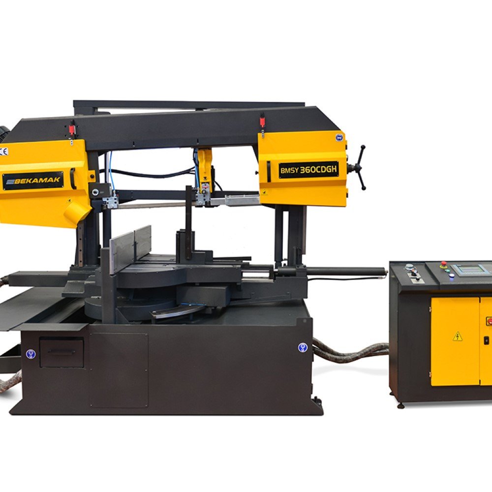 Semi Automatic DG Double Mitre Twin Pillar Saw BMSY-360CDGH NC