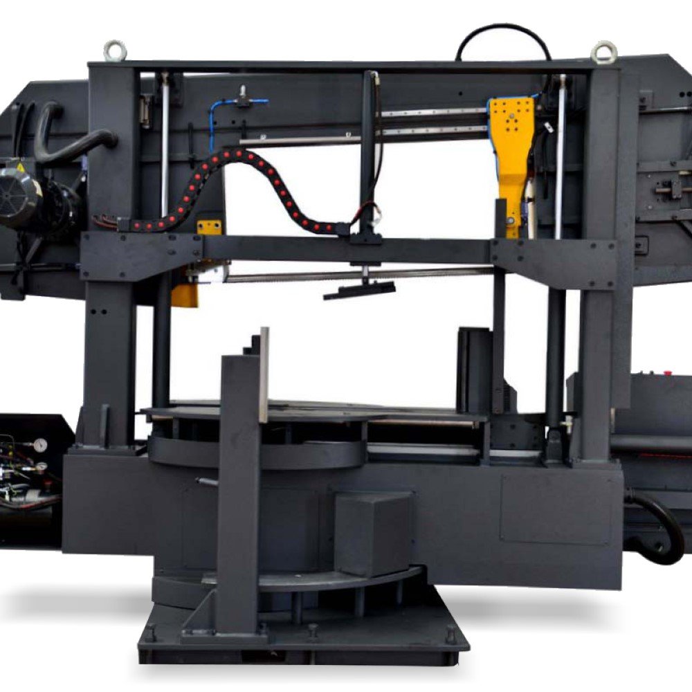 Twin Pillar Semi Automatic DG Double Mitre Metal Saw BMSY 560 DG 1