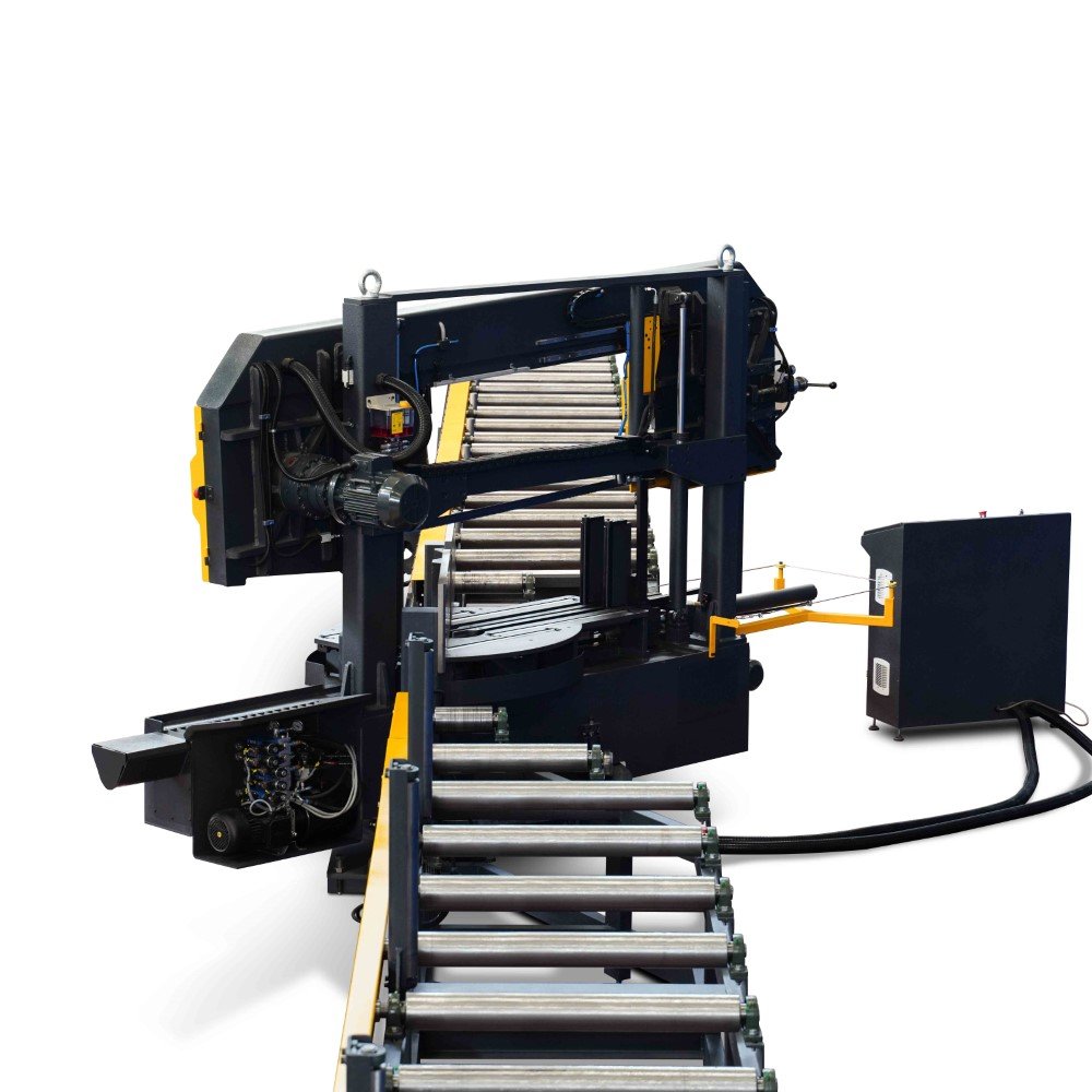 Twin Pillar Semi Automatic DG Double Mitre Metal Saw BMSY 560 DG NC 1