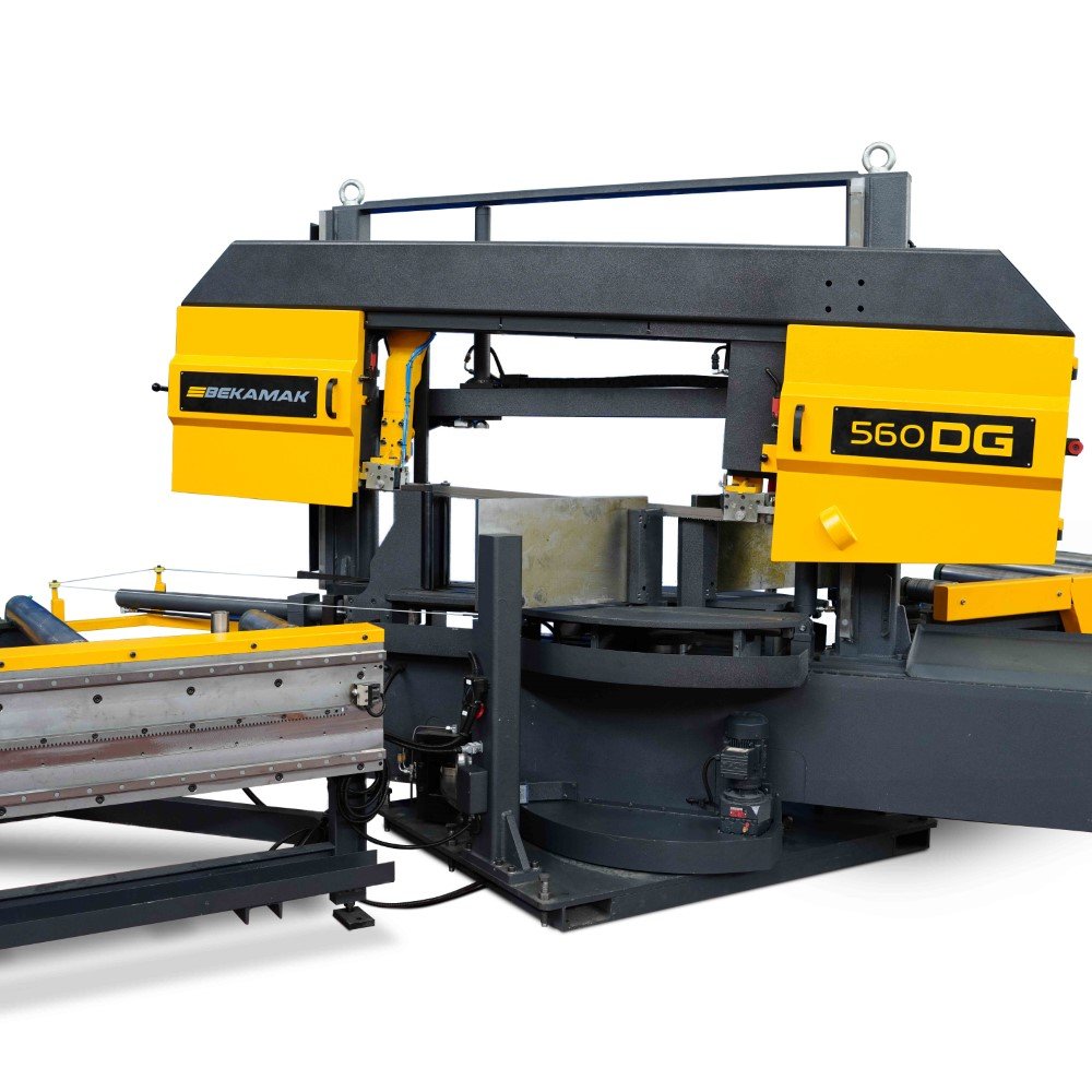 Twin Pillar Semi Automatic DG Double Mitre Metal Saw BMSY 560 DG NC canada