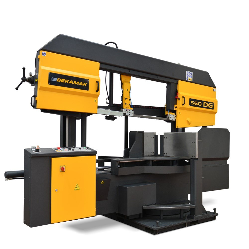 Twin Pillar Semi Automatic DG Double Mitre Metal Saw BMSY 560 DG canada