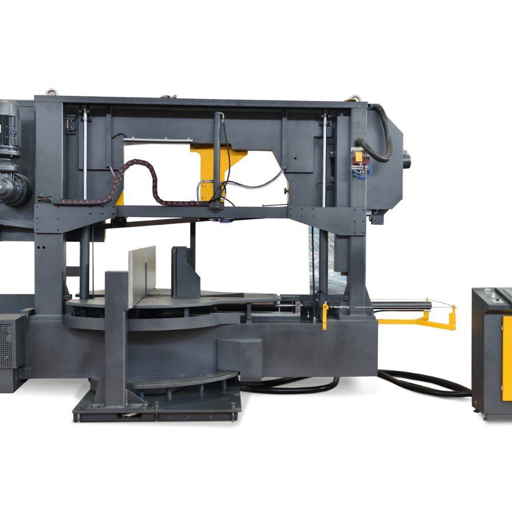 Twin Pillar Semi Automatic DG Double Mitre Metal Saw BMSY 650 DG NC 1