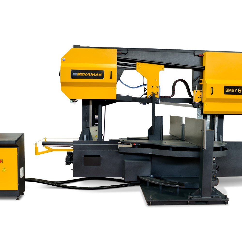 Semi Automatic DG Double Mitre Twin Pillar Saw BMSY-650DG NC