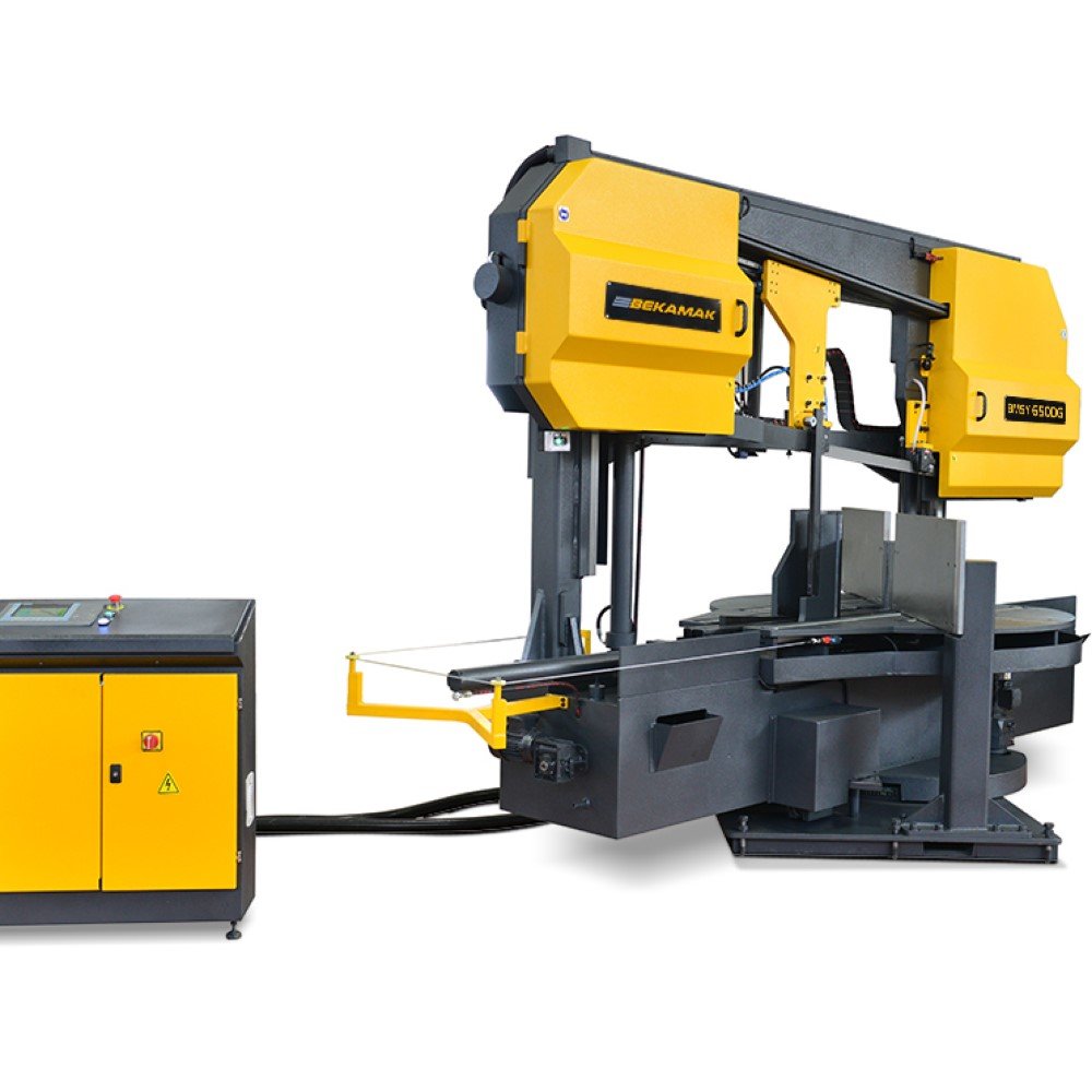 Twin Pillar Semi Automatic DG Double Mitre Metal Saw BMSY 650 DG NC