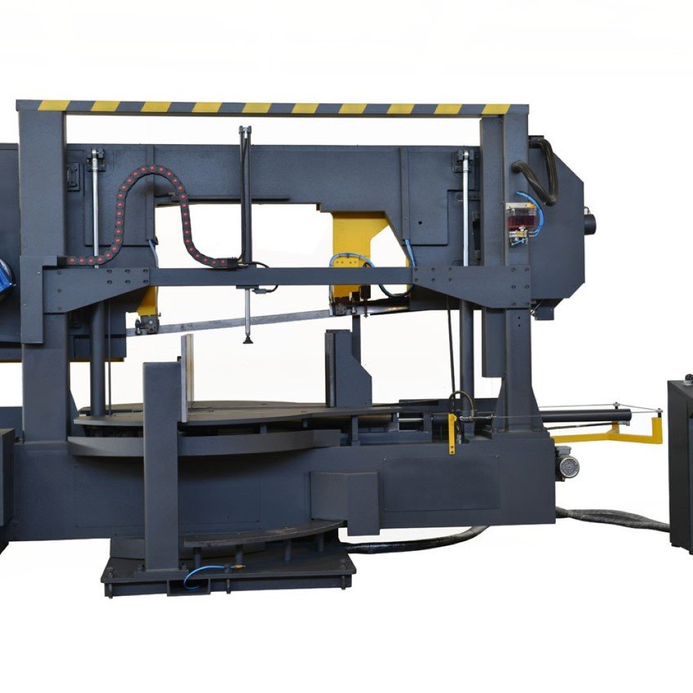 Semi Automatic DG Double Mitre Twin Pillar Saw BMSY-750DG NC