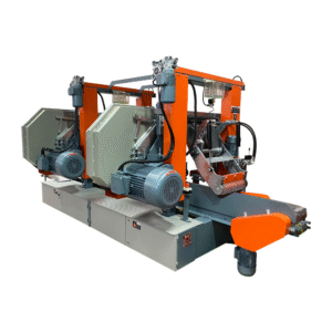 heavy twin head log cover cutting machine 2