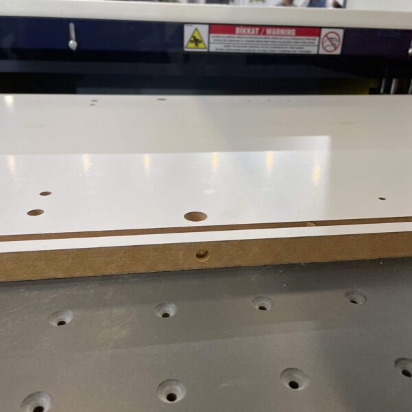 panel side drilling after cnc machine