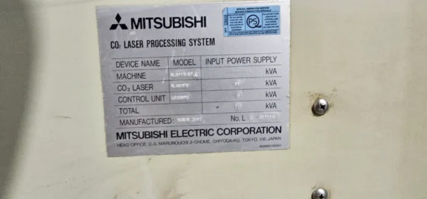 Used 4000 Watts Mitsubishi CO2 Laser from GTA Owner - Image 5