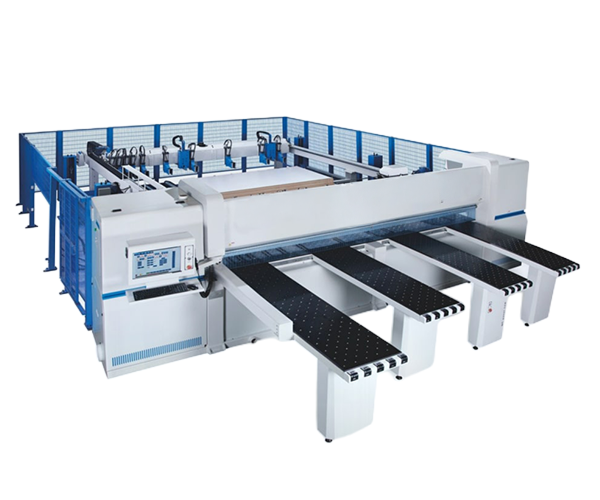 Front Load CNC Beam Saw Automatic CNC Panel Saw with Rear Feeding Lift Table Rome 3800TP