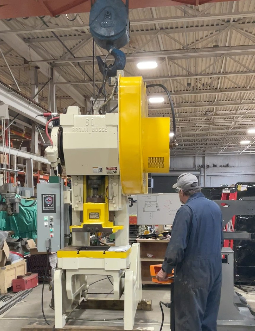 Mechanical Press 60-Ton Brown Boggs - Canadian Built - Used