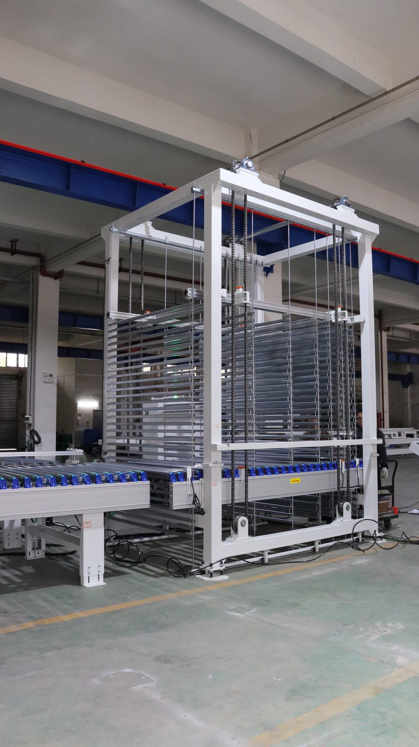 Kitchen MDF Panel Buffer with Transfer Table and Conveyor System